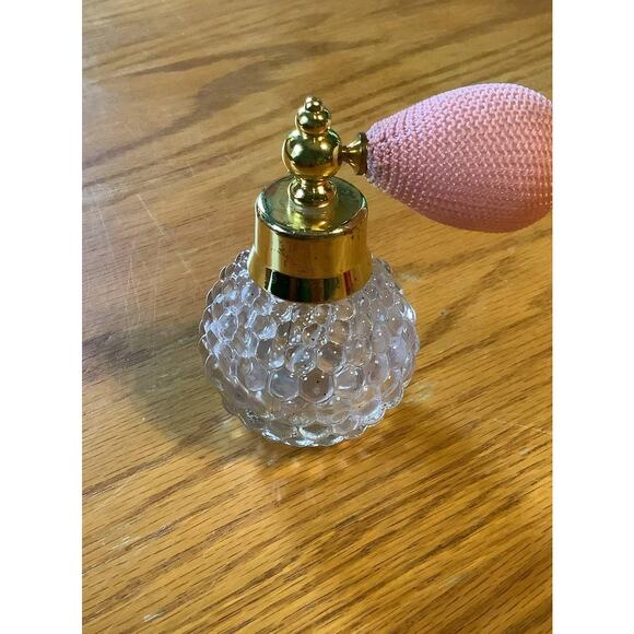 Topxome 1pcs Vintage Perfume Bottle  Spray Atomizer Refillable Empty Glass Pink - Picture 1 of 3